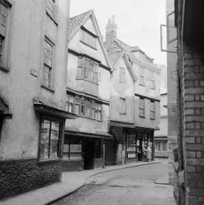 Print of Host Street in Bristol, viewed from the street