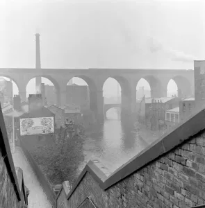 Print of Stockport Viaduct, a 1954 photograph