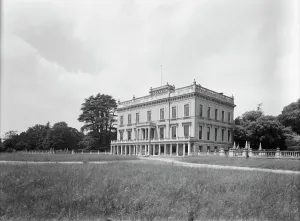 Georgian Buildings Prints: Print of Henham Hall's south front, Suffolk