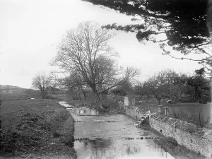 Print of Burton Bradstock River Scene