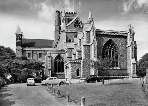 Hertfordshire Prints: St Albans Cathedral Print