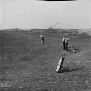 Whitley Bay Golf Course Print, 8x10 inches