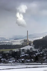 Smoking Chimney Print DP233982