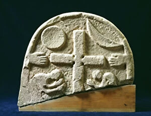 Objects and Artefacts Gallery: Lindisfarne Priory Stone J880194