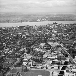 <b class=qtipBold><figcaption>Liverpool wigwam EAW125048</figcaption></b><br>Liverpool. The construction of the Metropolitan Cathedral of Christ the King. Photographed in April 1964. Aerofilms Collection.<br><em>© Historic England</em> Liverpool wigwam EAW125048