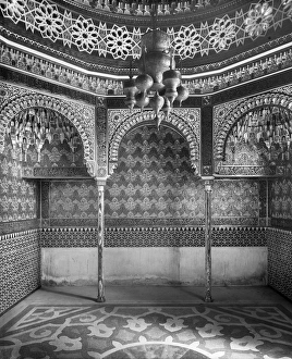 <b class=qtipBold><figcaption>Moorish smoking room BL11220</figcaption></b><br>RHINEFIELD HOUSE, Brockenhurst, Hampshire. Interior of the Moorish Smoking Room. Photographed by Bedford Lemere in September 1891.<br><em>© Historic England</em> Moorish smoking room BL11220