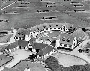 <b class=qtipBold><figcaption>Ovaltine Egg Farm EPW037951</figcaption></b><br>Aerial view of the Ovaltine Egg Farm, Kings Langley / Abbots Langley, Hertfordshire. Photographed by Aerofilms, May 1932.<br><em>© Historic England Archive</em> Ovaltine Egg Farm EPW037951