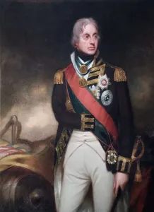 Prints of APSLEY HOUSE, London. Horatio, Viscount Nelson (1758-1805) after Sir William BEECHEY Related Prints: Print of Horatio Viscount Nelson in a formal portrait
