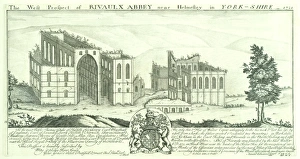 Helmsley Gallery: Rievaulx Abbey engraving N070746