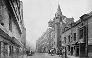 <b class=qtipBold><figcaption>Royal Mile, Edinburgh M950880b</figcaption></b><br>OSBORNE HOUSE, Isle of Wight. Photograph from a Royal Family album. Photograph is of the Royal Mile, Edinburgh, Scotland, with the Tollbooth on the right. Date unknown, but probably late nineteenth century.<br><em>© Historic England</em> Royal Mile, Edinburgh M950880b