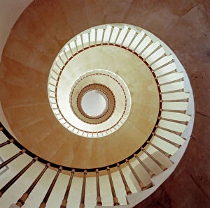 Abstract Collection: Spiral staircase a99_08858V