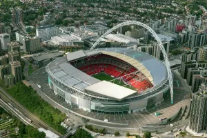 Wembley Stadium Print, a photograph of the stadium in Greater London