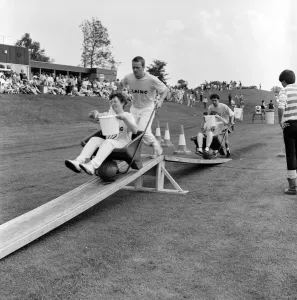 Laing Sports Ground Obstacle Race Print