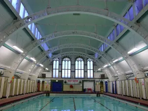Prints of Moseley Road Baths, Moseley Road, Balsall Heath, Birmingham Bath Prints: Print of Moseley Road Baths Second Class Pool