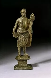 Roman objects and artefacts Gallery: Statuette of Bonus Eventus K980245
