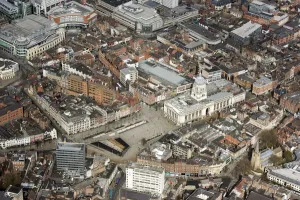 Prints of Old Market Square, City of Nottingham, 2021 Nottingham Prints: Nottingham Old Market Square Print