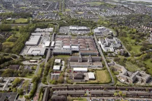 Prints of Runcorn Shopping City, Halton, Cheshire 2021 Towns and Cities of England - Streets, Skylines and Urban Life: Runcorn Shopping City Print 2021