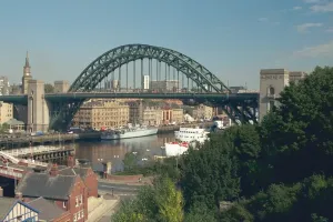 Bridges – River Crossings and Engineering Structures: New Tyne Bridge Print, a historic steel arch bridge