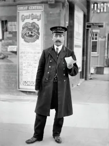 Finmere Station Master Print, 1904