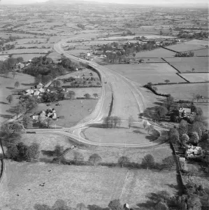 Prints of Preston Bypass, Lancashire. Britains first motorway under construction, photographed in November 1958. It was opened by Harold MacMillan in December Industry and Agriculture in England - Factories, Farming and Production: Print of Preston Bypass under construction in November 1958