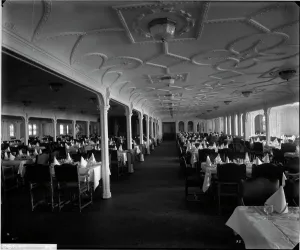 Cruise Ship Prints: 1st Class Saloon Print, RMS Olympic