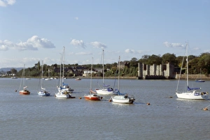 <b class=qtipBold><figcaption>Upnor Castle K960688</figcaption></b><br>UPNOR CASTLE, Kent. General view of the castle from across the River Medway.<br><em>© Historic England</em> Upnor Castle K960688