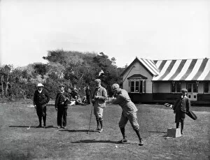 The 1890s Collection: Victorian golfers CC76_00354