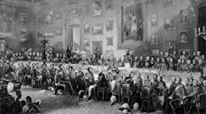 Engraving Collection: Waterloo Banquet N970006