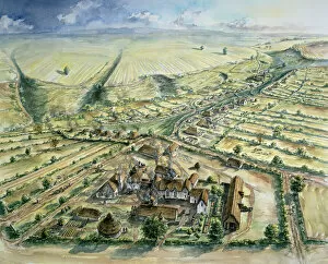 Wharram Percy Medieval Village J890256