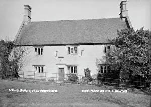 <b class=qtipBold><figcaption>Woolsthorpe Manor House BB79_08408</figcaption></b><br>Woolsthorpe Manor House, Newton Way, Colsterworth, Lincolnshire. The birth place of Sir Isaac Newton. Photographed by Alfred Newton and Sons 1896-1920.<br><em>© Historic England Archive</em> Woolsthorpe Manor House BB79_08408