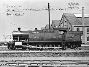 2-8-2 tank locomotive No. 7200, 27th July 1934 2-8-2 tank locomotive No. 7200, 27th July 1934