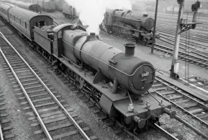 2800 class, 2-8-0, No 2807 at Cardiff, April 1959 2800 class, 2-8-0, No 2807 at Cardiff, April 1959