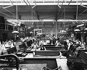 No 9 Carriage Trimming Shop, February 1913 No 9 Carriage Trimming Shop, February 1913