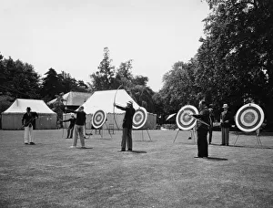 Archery Contest at Leamington Spa, Warwickshire Archery Contest at Leamington Spa, Warwickshire