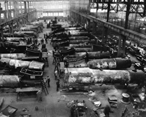 <b class=qtipBold><figcaption>AV Boiler Shop, c1920s</figcaption></b><br><br><em>© STEAM Picture Library 2007 - All Rights Reserved</em> AV Boiler Shop, c1920s