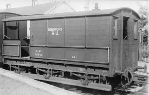 Toad Brake Van 24 Ton, 6 Wheeled Goods Brake Van Print
