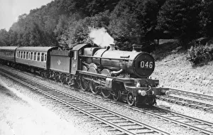 Castle Class locomotive, No. 5094, Tretower Castle at Sonning, c1950s Castle Class locomotive, No. 5094, Tretower Castle at Sonning, c1950s