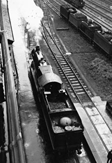 Castle Class locomotive passing over Rodbourne Road bridge, Swindon Castle Class locomotive passing over Rodbourne Road bridge, Swindon