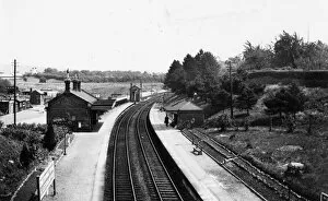 Images Dated 9th January 2009: Cheltenham South & Leckhampton Station, Gloucestershire, 1932