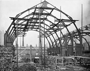 Images Dated 27th July 2007: Construction of Medical Fund Society, Milton Road, c1891