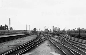 Oxfordshire Collection: Didcot Station and Signal Box, Oxfordshire, c. 1910