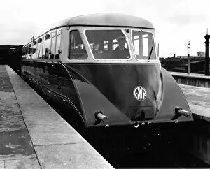 Images Dated 29th June 2007: Diesel Railcar No 4 at Cardiff, 1934