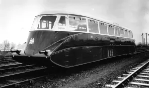 Print of Diesel Railcar No 1, GWR's First