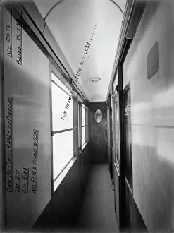 First class corridor of brake composite carriage No. 6484 First class corridor of brake composite carriage No. 6484