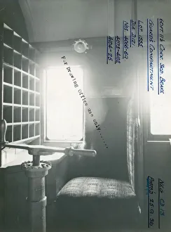 Third Class Gallery: Guards Compartment of Brake Corridor Third Carriage, 1936