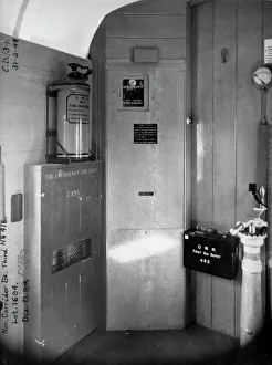 Guards Compartment of non corridor brake third van No.416, 1948 Guards Compartment of non corridor brake third van No.416, 1948