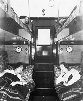 Images Dated 6th September 2018: GWR Third class sleeping carriage, 1928