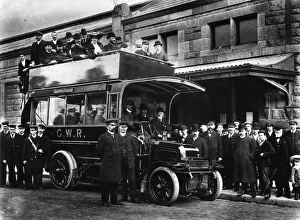 GWR Double Decker Milnes-Daimler omnibus, Penzance, 1904 GWR Double Decker Milnes-Daimler omnibus, Penzance, 1904