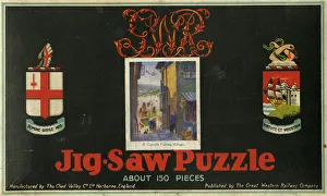 GWR jigsaw puzzle of A Cornish Fishing Village, 1930 GWR jigsaw puzzle of A Cornish Fishing Village, 1930