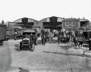 Bristol Temple Meads Goods Depot Print, c. 1930